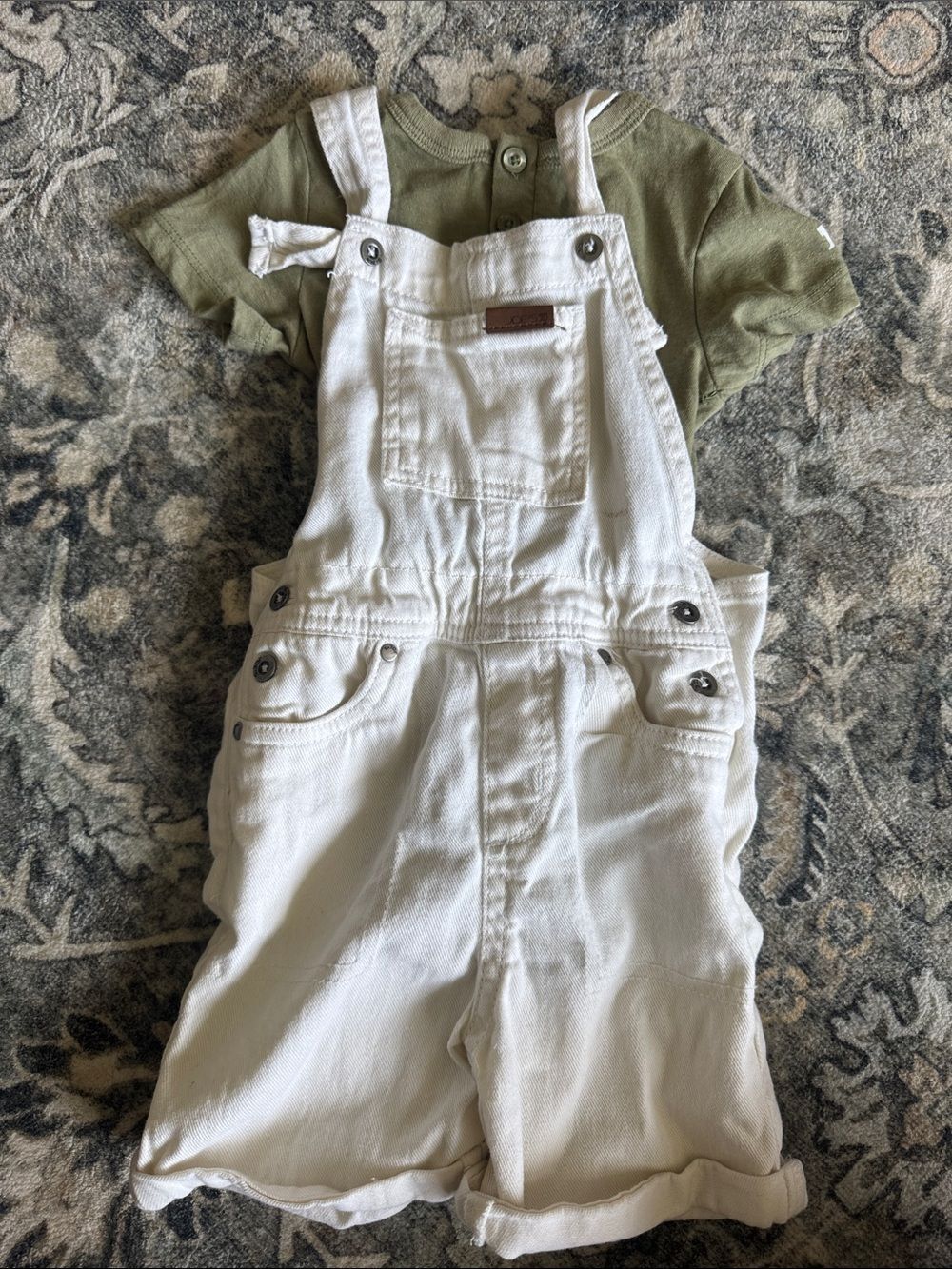 Joe's Jeans Overall and Bodysuit Set